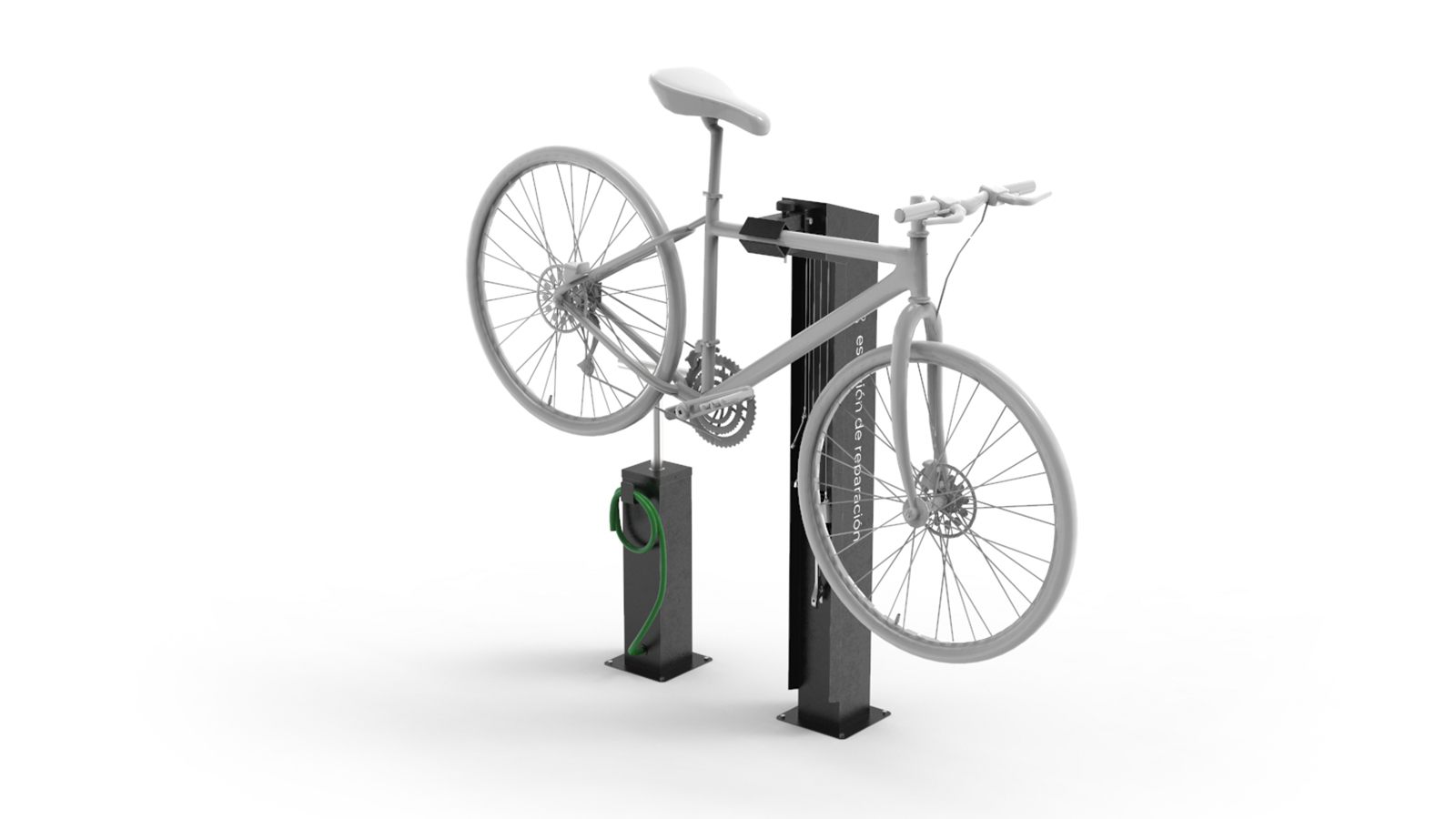 Estacion de reparacion de bicicletas